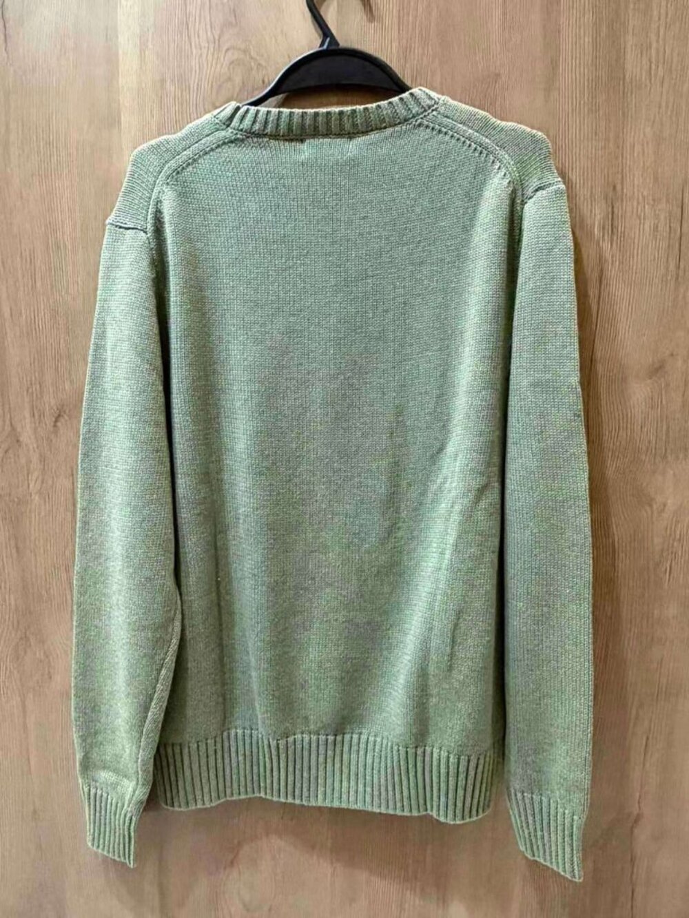 Polo Ralph Lauren Sage Green Preppy Bear Knit Sweater - Picture 7 of 7